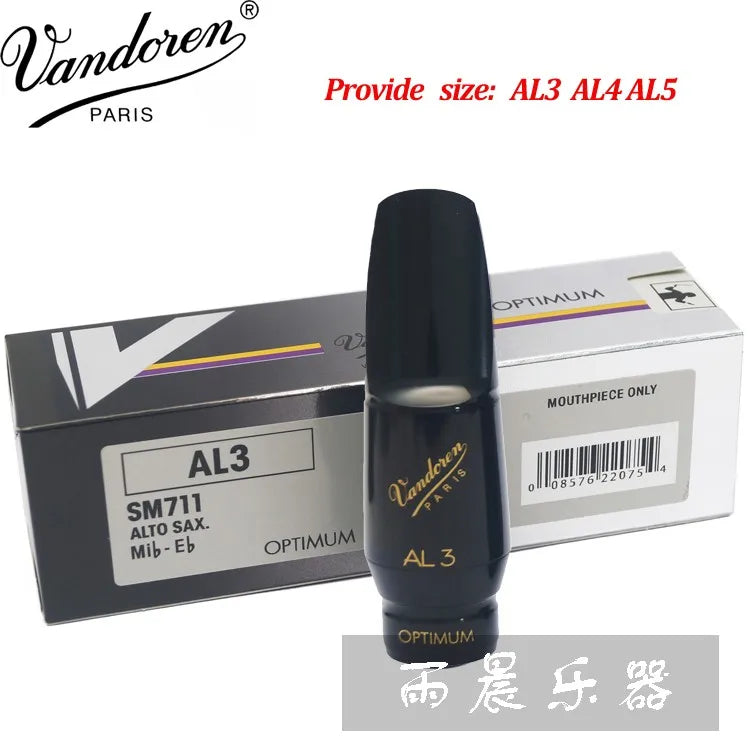 FRANCE Alto Sax Mib-Eb Mouthpiece France Vandoren Optimum SM711 AL3 AL4 AL5 Alto Saxophone Mouthpiece