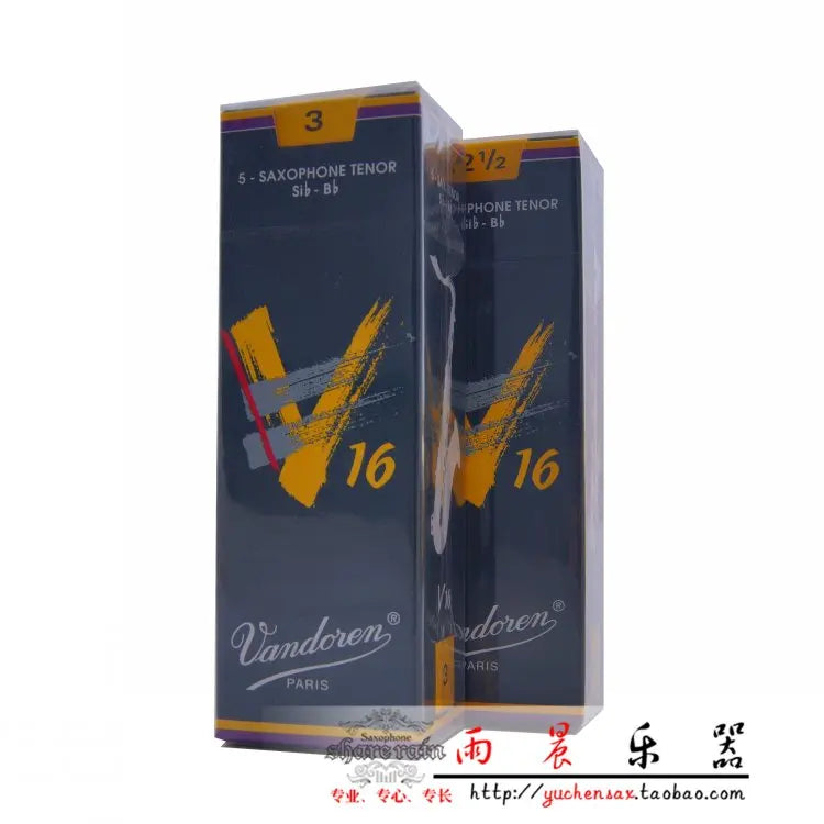 France Vandoren V16 tenor Sax Reeds a box of 5 piece / Saxophone tenor  Bb Reeds 2.5#, 3#,