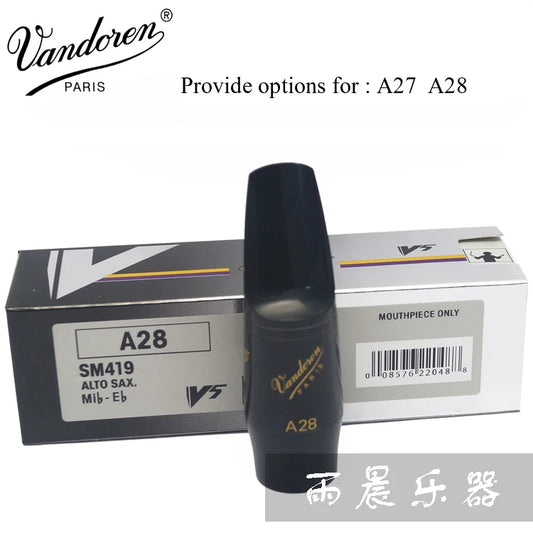 FRANCE Vandoren alto sax drop E modulation Hard rubber bakelite mouthpiece v5 A28 A27