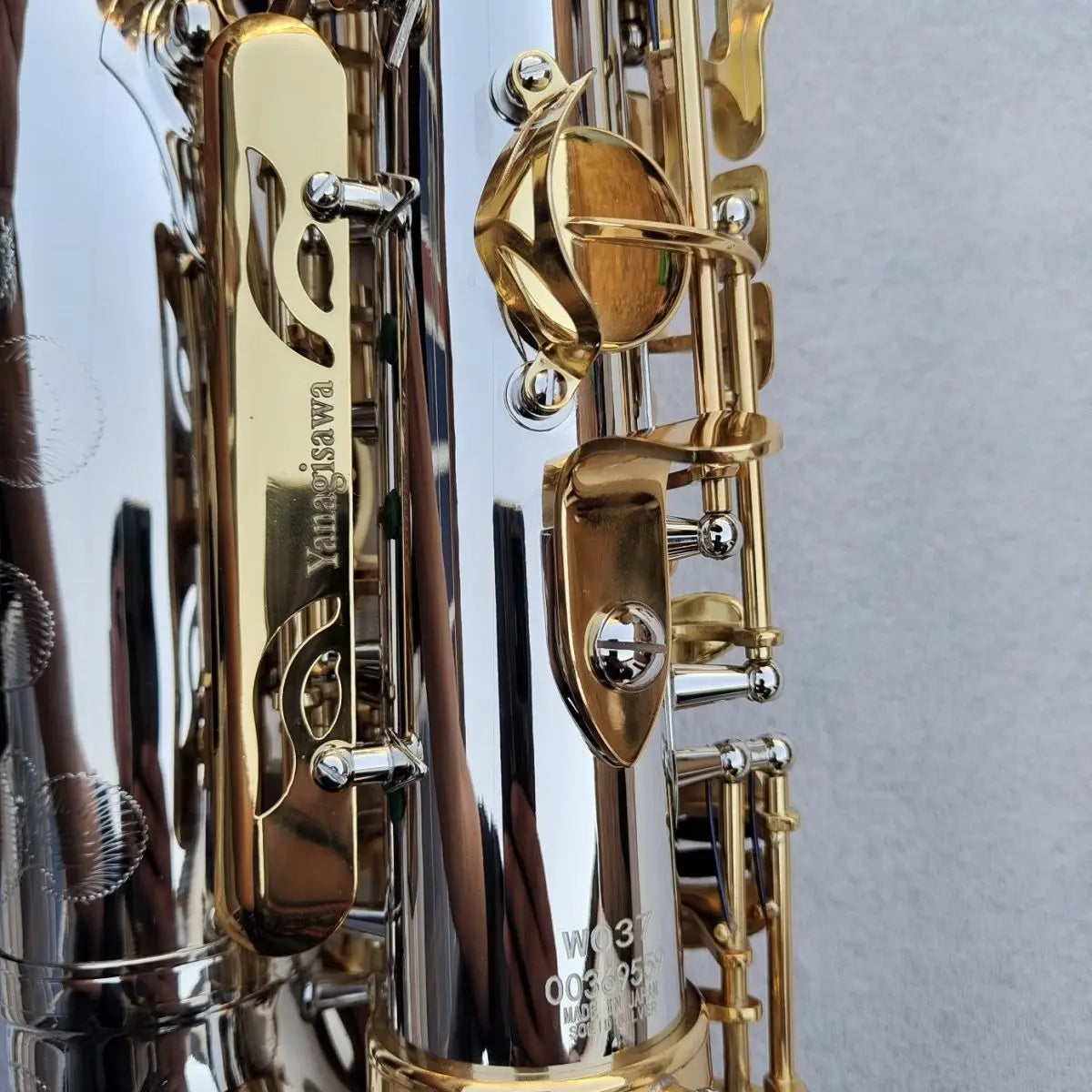 Japan W037 professional alto saxophone one-to-one structure model brass gold-plated shell button alto saxophone instrument