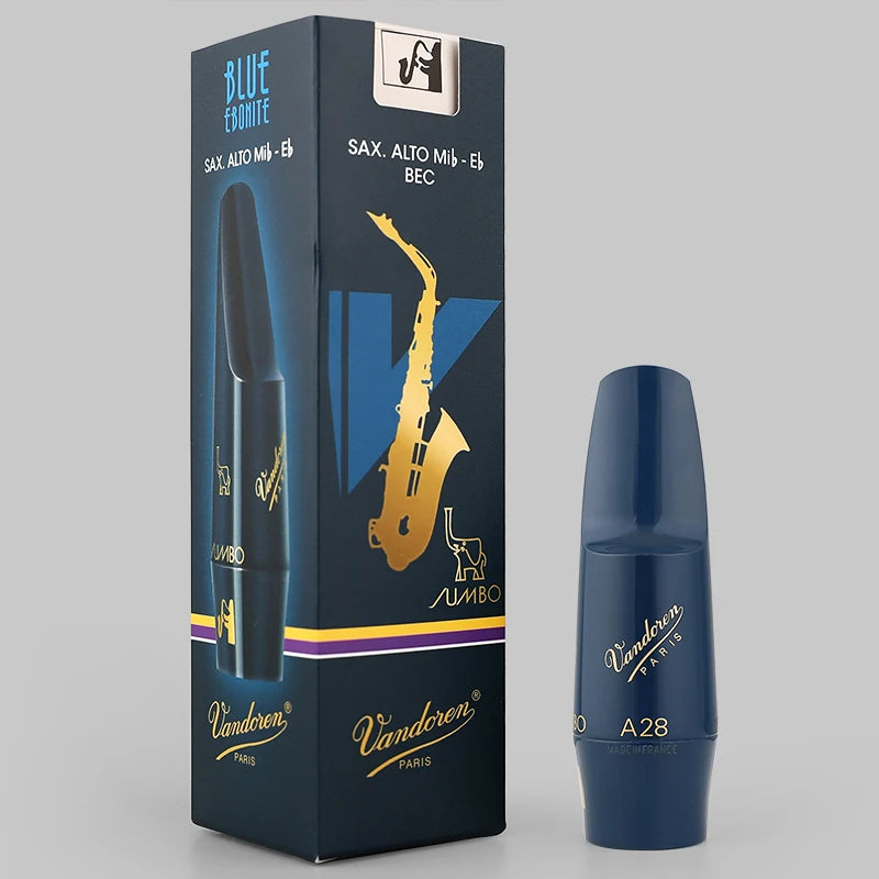 FRANCE Vandoren Eb alto Saxophone blue EBONITE A45 hard rubber Mouthpiece A28 SAX