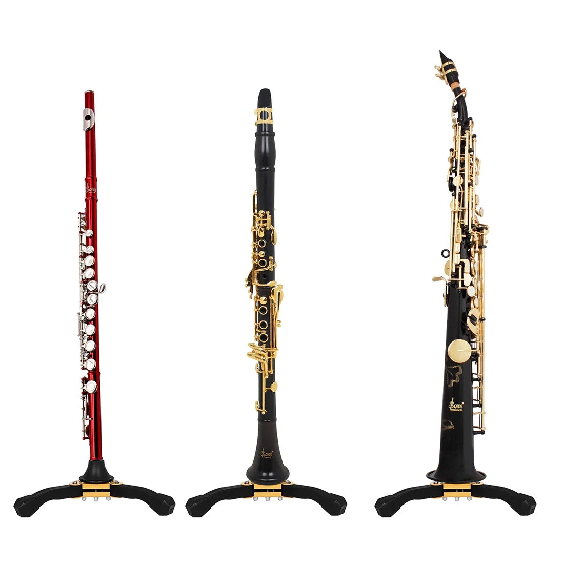 Foldable Saxophone Stand Flute Clarinet Sax Tripod Holder Stand Portable Saxofon Stand Wind Instrument Parts & Accessories