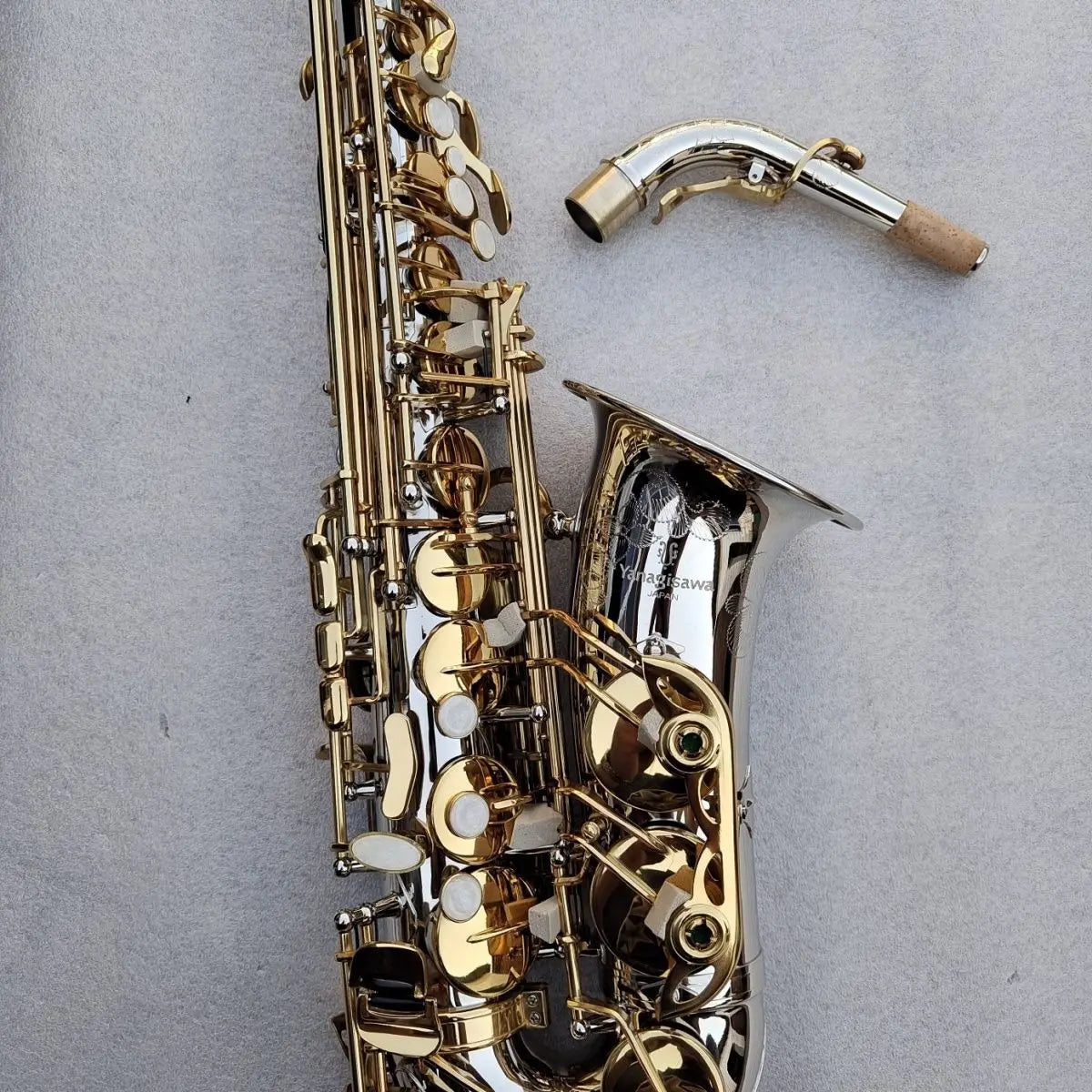 Japan W037 professional alto saxophone one-to-one structure model brass gold-plated shell button alto saxophone instrument