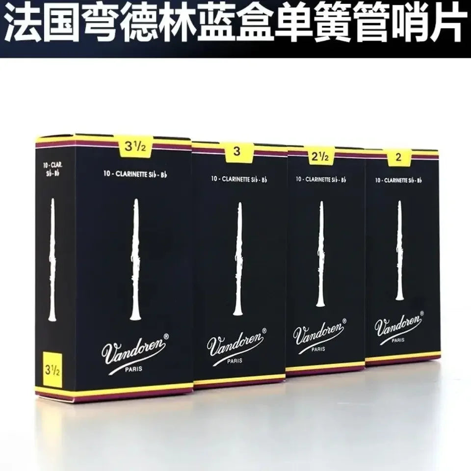 Original Vandoren Blue Box Bb Clarinet Reed 2.0/2.5/3.0【10 Reeds/box】Bb Clarinet Instrument Accessories