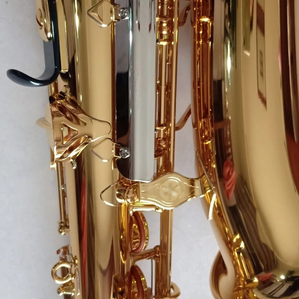 New Arrival 200DR Alto Saxophone Eb Tuning Gold Brass saxofone alto profissional Jazz Musical Instrument with Accessories